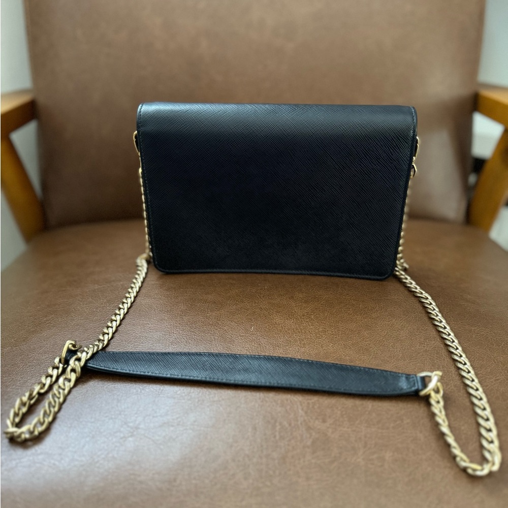 Prada Black Saffiano Leather Shoulder (Crossbody) Bag - Picture 3 of 6